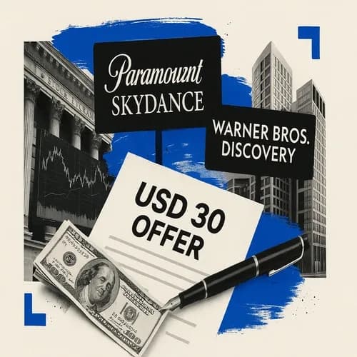 Paramount SkyDance (PSKY) has amended its USD 30/shr all-cash offer for Warne...
