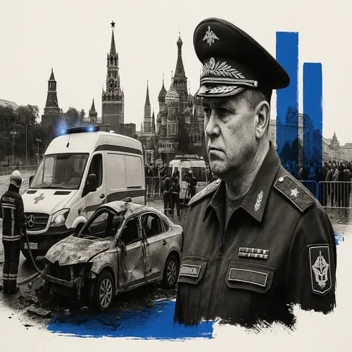 Russian General Sarvarov was injured in a car explosion in Moscow