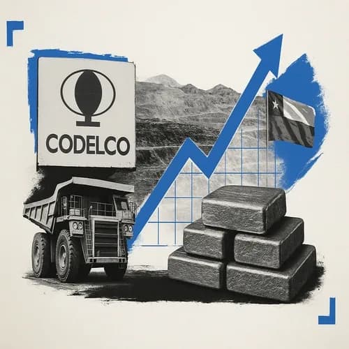 Chile's Codelco Chairman says 2026 copper production will reach 1.34mln tonne...