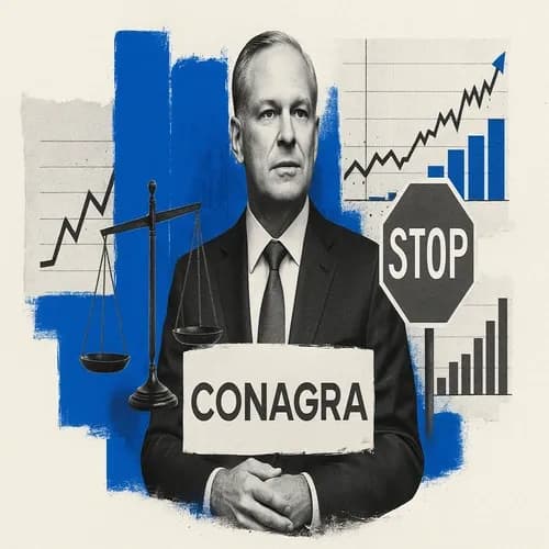 Conagra (CAG) CEO says we're not looking at making acquisitions