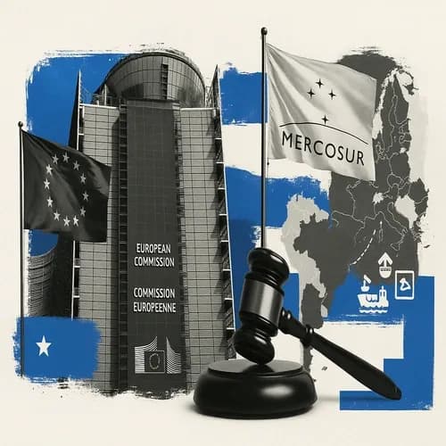 EU Commission Spokesperson says the Mercosur deal can be applied without bein...