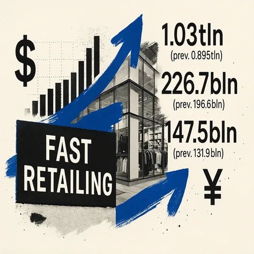 Fast Retailing (9983 JT) Q1 (JPY): Revenue 1.03tln (prev. 0.895tln)