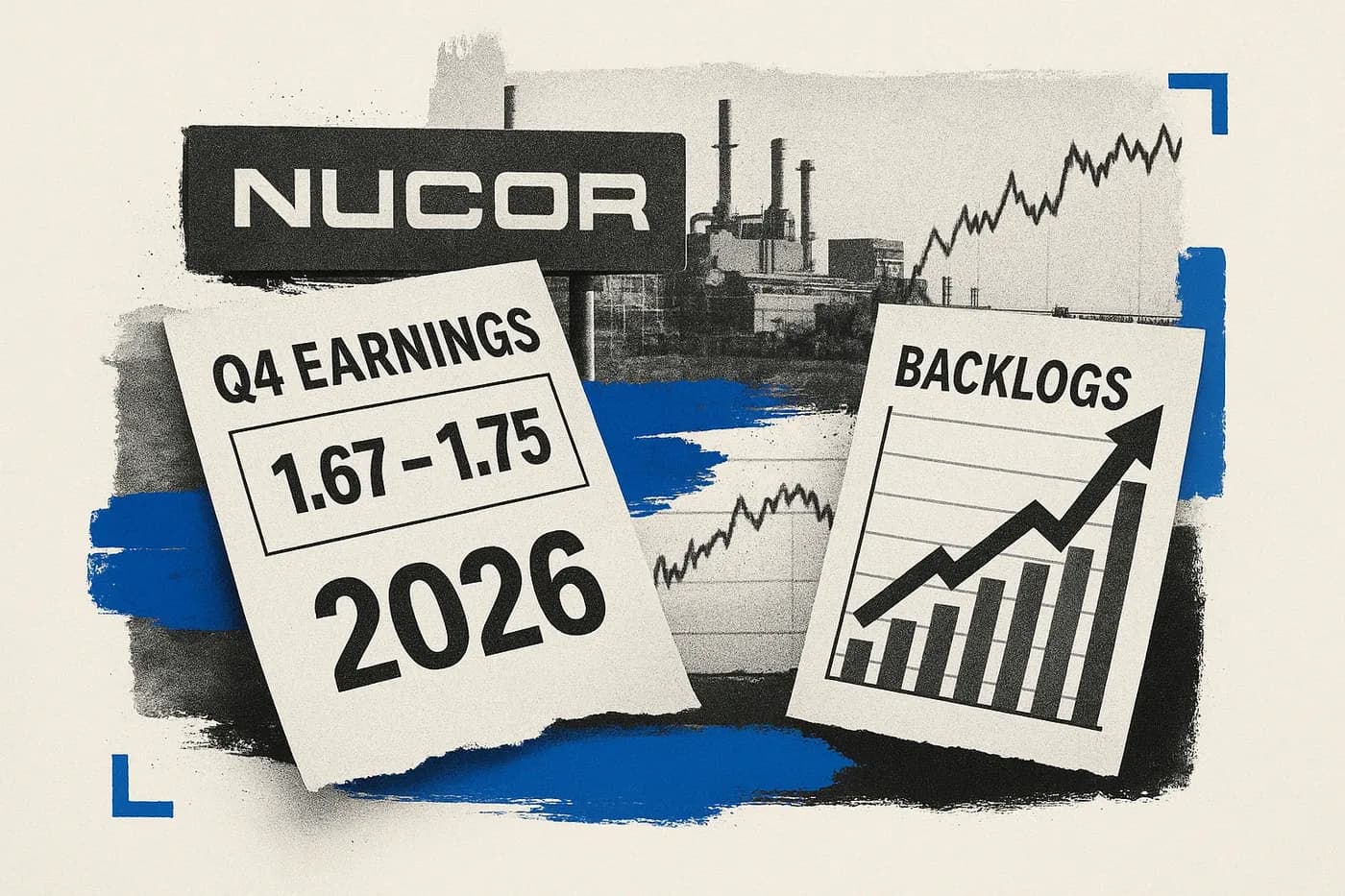 Nucor (NUE) expects Q4 earnings between 1.67-1.75 (exp. 2.06)