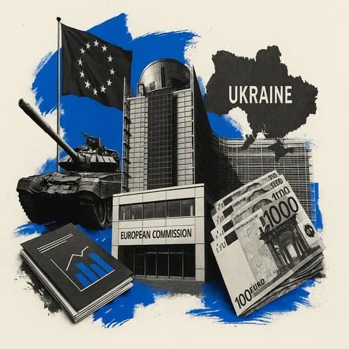 European Commission President von der Leyen says funding to Ukraine for the 2...