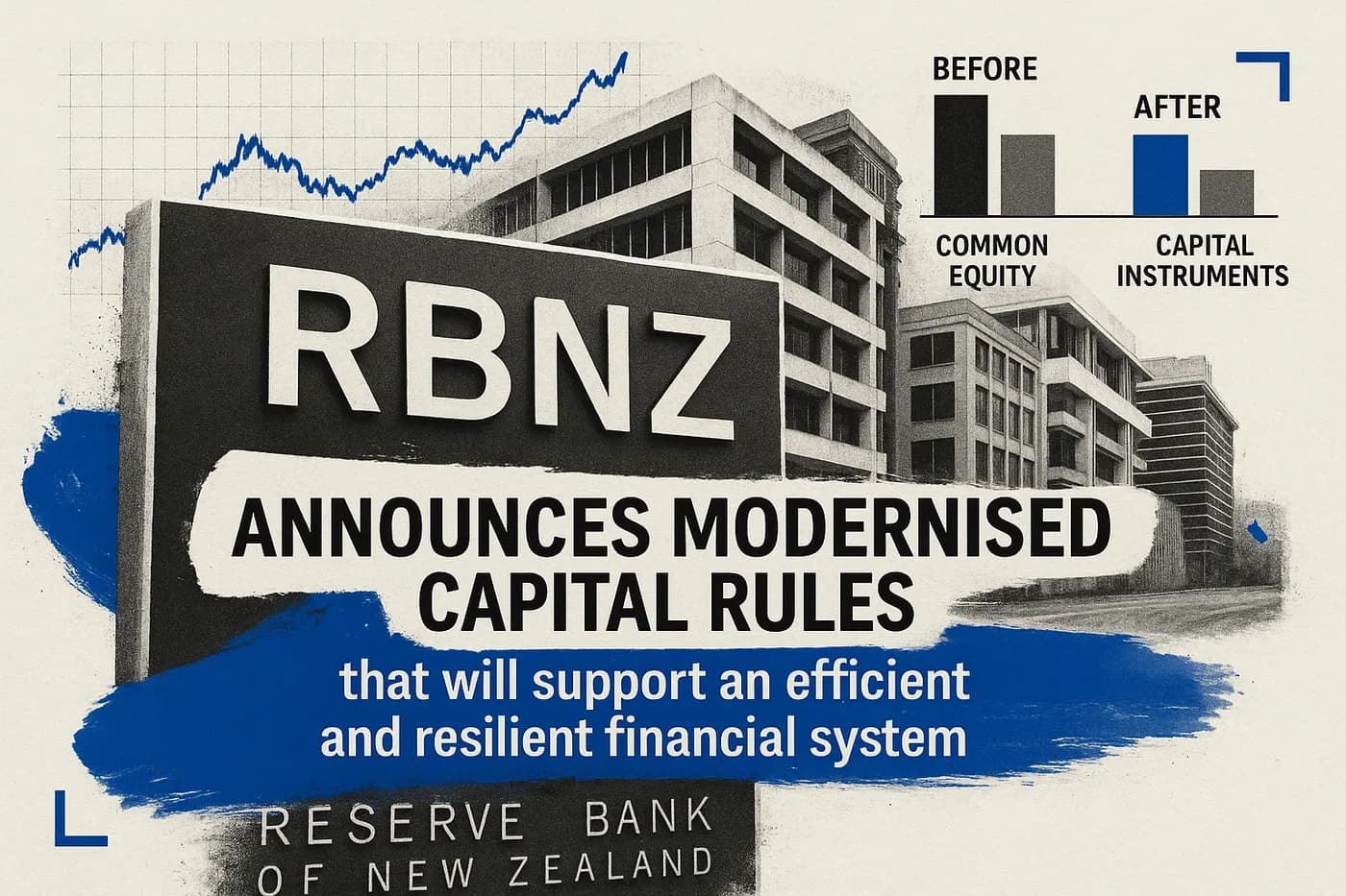 RBNZ announces modernised capital rules that will support an efficient and re...