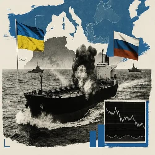 Ukraine has hit Russian shadow fleet tanker in the Mediterranean sea for the ...