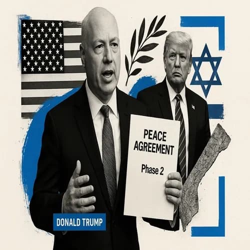 US Special Envoy Witkoff is announcing the launch of Phase 2 of Trump's 20 po...