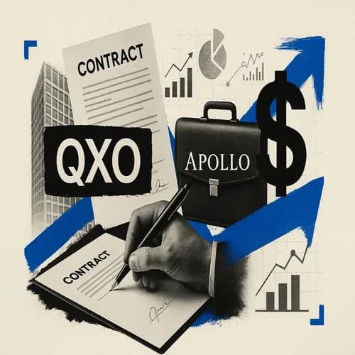 QXO (QXO) confirms USD 1.2bln convertible equity investment led by Apollo (AP...