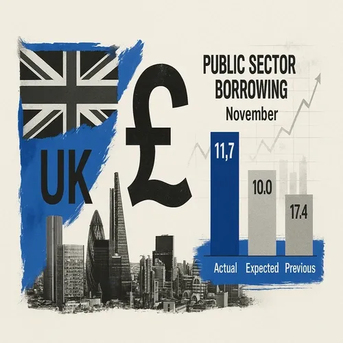 UK PSNB Ex Banks GBP (Nov) 11.653B GB vs. Exp. 10.0B GB (Prev. 17.434B GB