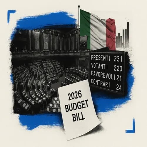 Italian Senate has passed the 2026 budget bill