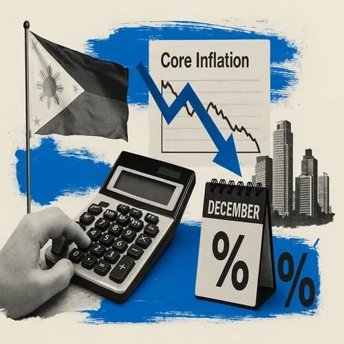 Philippine Core Inflation Rate YoY (Dec) Y/Y vs. Exp. 2.3% (Prev. 2.4%)