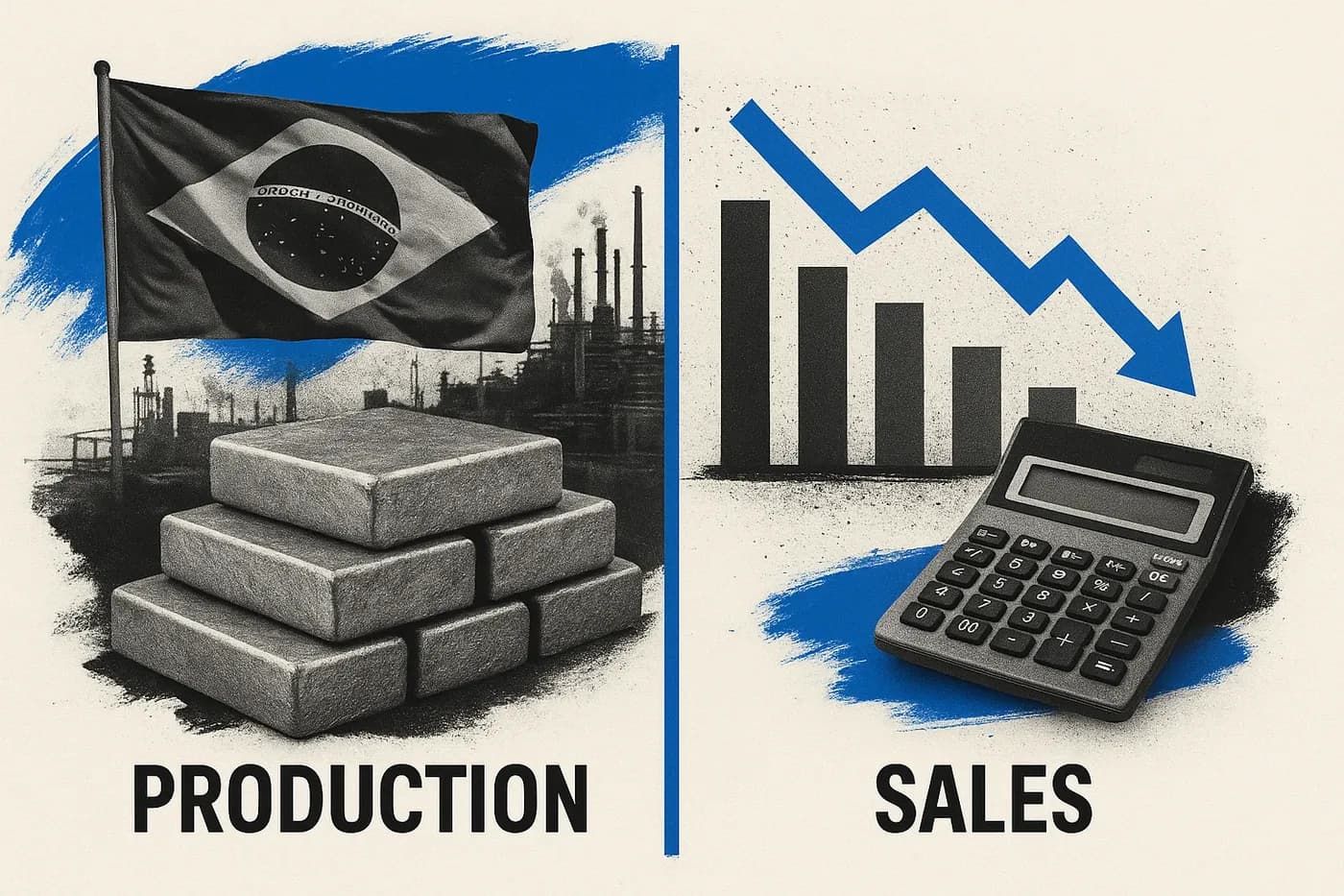 Brazil's raw steel output +0.7% in November to 2.8mln T Y/Y basis and steel s...