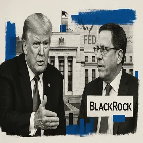 President Trump will interview BlackRock's (BLK) Rick Rieder this week to pos...