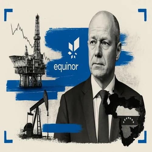 Equinor's (EQNR NO) CEO says the Co. is not planning on returning to Venezuel...