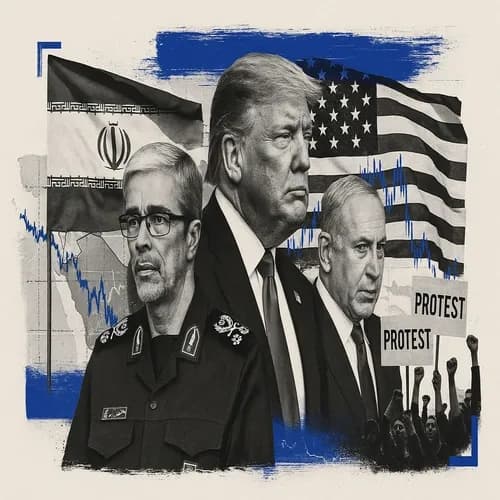 "Iran's army chief: Trump's and Netanyahu's statements on the demonstrations ...