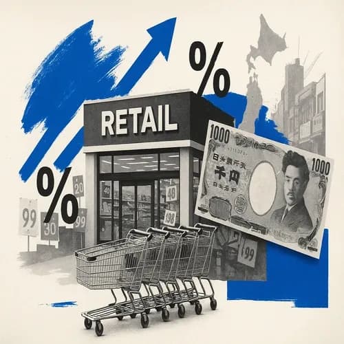 Japanese Retail Sales YY (Nov) 1.0% vs. Exp. 0.9% (Prev. 1.7%)