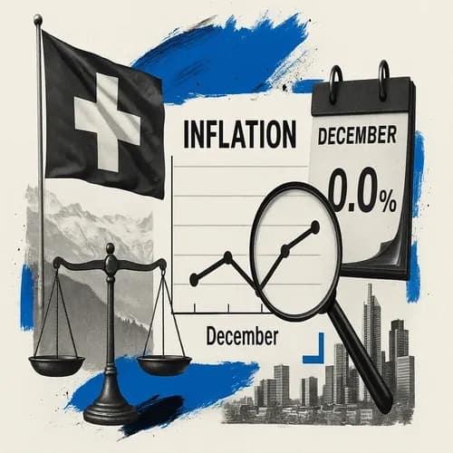 Swiss Inflation Rate MoM (Dec) M/M 0.0% vs. Exp. -0.1% (Prev. -0.2%)