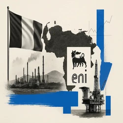 Italy is seeking to be a key figure in Venezuela's energy sector through Eni ...