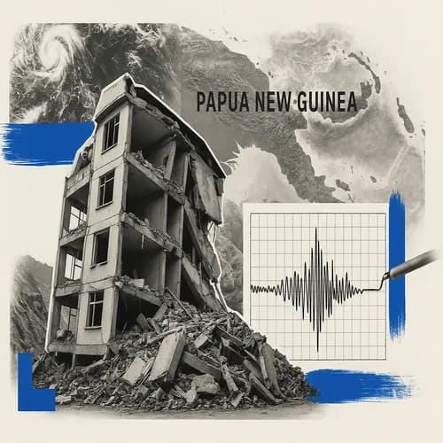 Earthquake of magnitude 6.61 strikes Papua New Guinea region, via GFZ