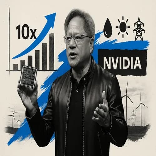 NVIDIA (NVDA) CEO Huang says new chips are 10x more efficient than predecessors
