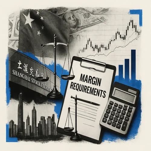 China's stock exchanges are to adjust margin requirements so the margin ratio...