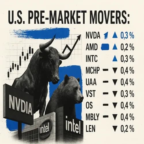 US PRE-MARKET MOVERS: NVDA, AMD, INTC, TSM, MCHP, UAA, VST, OS, MBLY, LEN