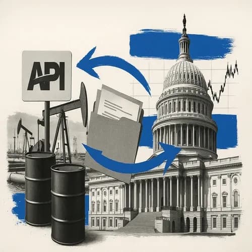 US oil trade group is working with admin to fill SPR