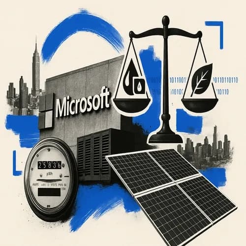 Microsoft (MSFT) says its data centres won't burden locals and pledges to pay...