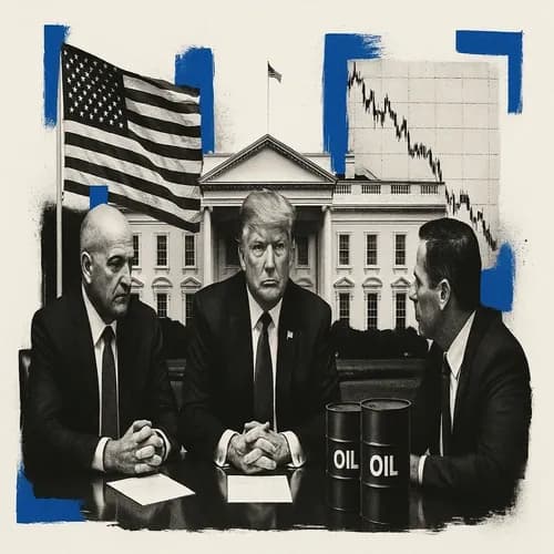 A White House Official says the meeting between oil executives and President ...