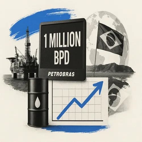 Brazil's Petrobras (PBR) CEO says the Tupi oilfield hit 1mln BPD production l...