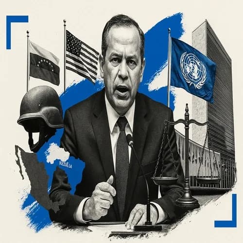 Venezuela's UN Envoy says US carried out an illegitimate armed attack with no...