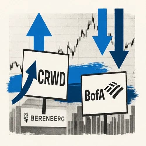 US BROKER MOVES: CRWD upgraded at Berenberg; STNG double downgraded at BofA