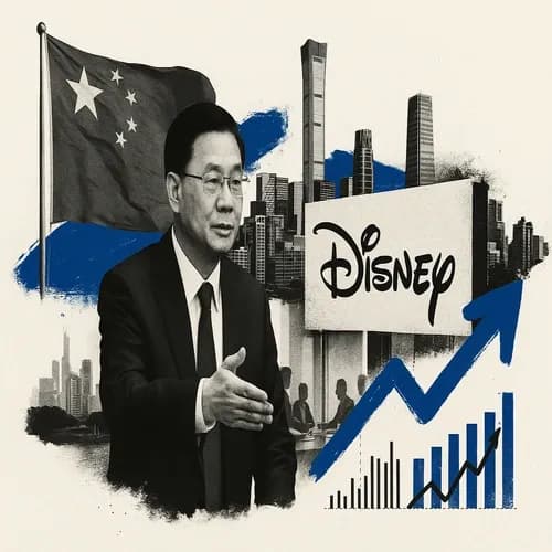 China's Vice Premier Ding Xuexiang met with Disney's (DIS) CEO in Beijing and...