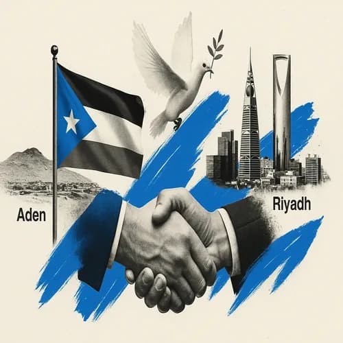 "Member of the STC delegation that arrived from Aden to Riyadh: The atmospher...