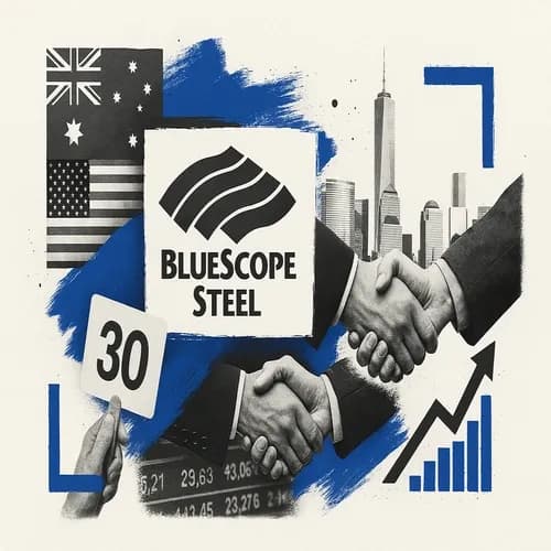 BlueScope Steel (BSL AT) reportedly received a bid from an Australian and US ...