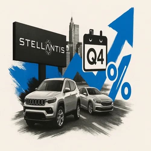 Stellantis (STLAM IM) Q4 US sales +4% Y/Y to 121.2k