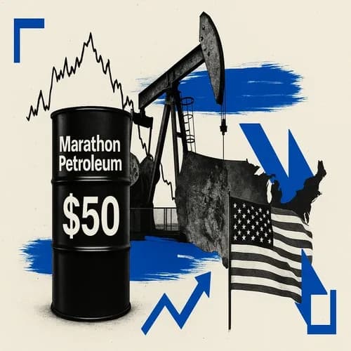 Marathon Petroleum's (MPC) CEO says if crude was to go beneath USD 50/bbl it ...