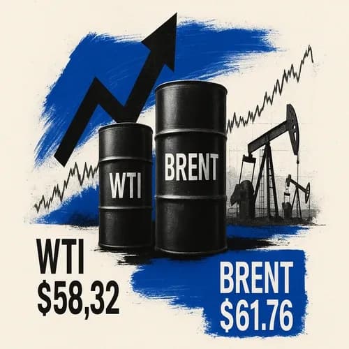 CRUDE WRAP: WTI (G6) SETTLES USD 1.00 HIGHER AT 58.32/BBL