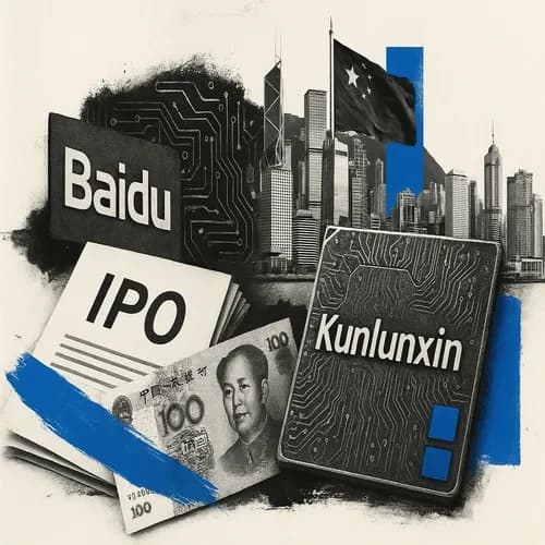 Baidu's (9888 HK) AI chip arm Kunlunxin aims to raise up to USD 2bln in Hong ...