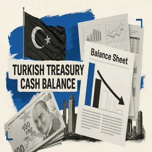 Turkish Treasury Cash Balance (Dec) -333B   (Prev. 56.2B  , Rev. 56.39B  )
