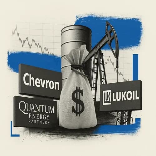 Chevron (CVX) and Quantum Energy Partners line up a bid for USD 22bln of Luko...
