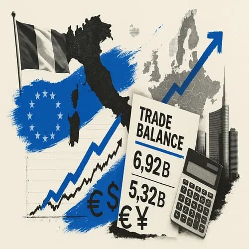 Italian Flash Trd Bal Non-EU* (Nov) 6.92B (Prev. 5.32B)