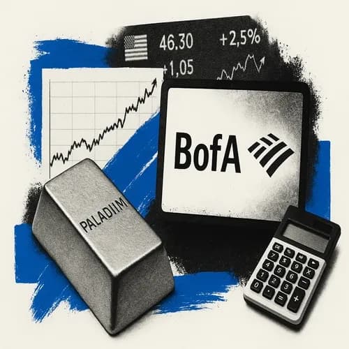 BofA raises its 2026 average palladium price forecast to USD 1725/oz