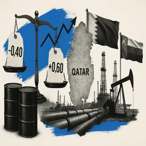 Qatar OSPs (February): Marine -0.40/bbl, Land +0.60/bbl vs Oman/Dubai