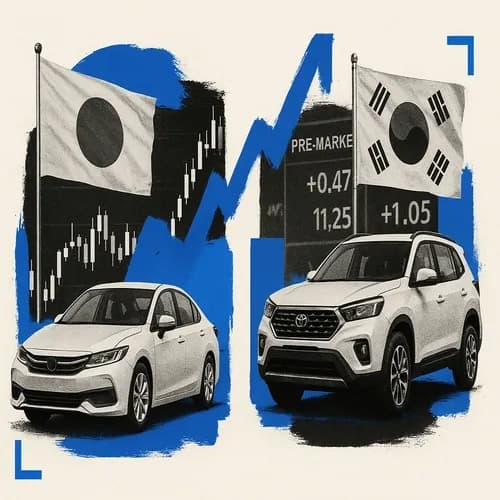 PRE-MARKET JAPANESE AND SOUTH KOREAN STOCKS NEWS: Automakers' sales updates