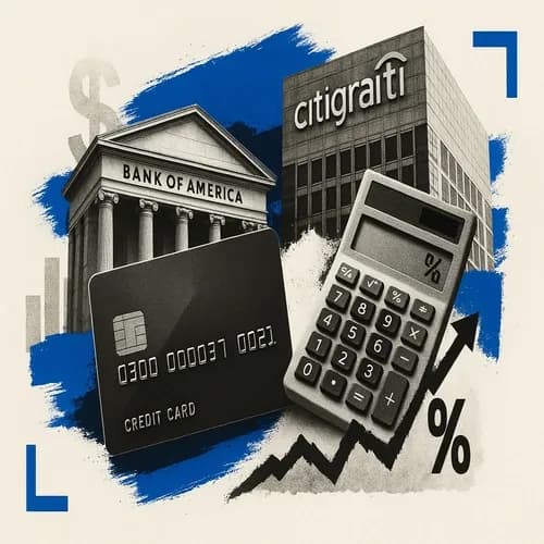 Bank of America (BAC) and Citigroup (C) weigh new credit cards with 10% rate