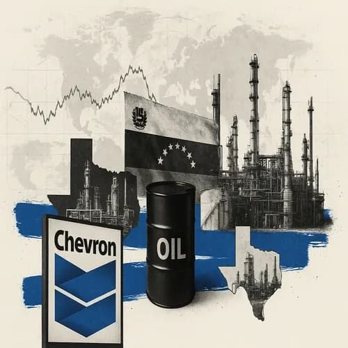 Chevron (CVX) is considering processing Venezuelan crude at its Texas and Mis...
