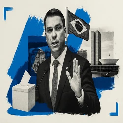 Brazil Senator Flavio Bolsonaro rules out an exit from the Presidential race