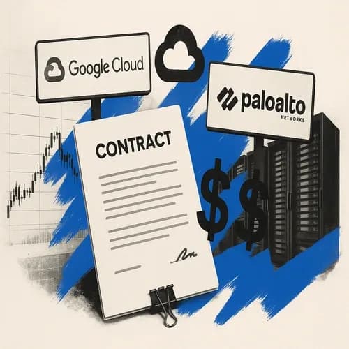 Google Cloud (GOOGL) lands a deal worth near USD 10bln with Palo Alto (PANW) ...