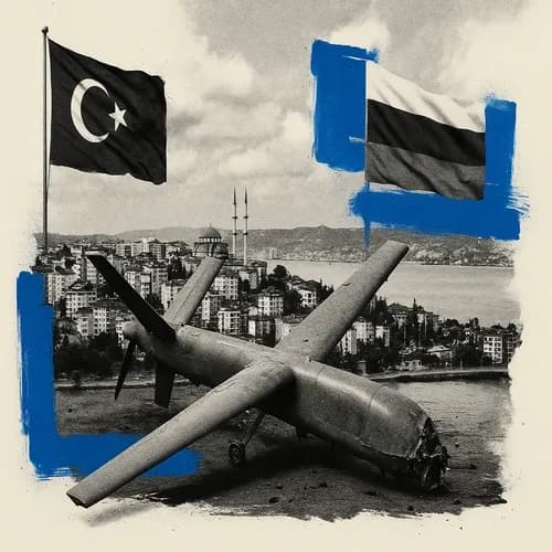 "Our correspondent: A drone believed to be Russian was found that crashed in ...